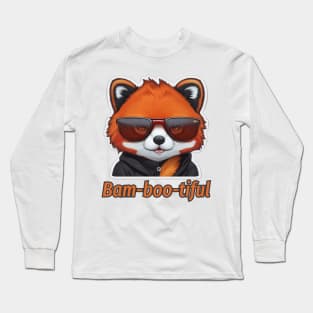 Bam-boo-tiful - Red Panda Long Sleeve T-Shirt